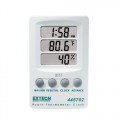 Extech 445702 Thermo-Hygrometer Clock 