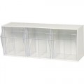 Quantum Storage Systems QTB303W Three Tip Out Bins, OD 7-3/4