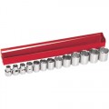 Klein 65506                65506 3/8 DRIVE 13 PC METRIC SOCKET 7-19 KLEIN 