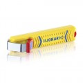 Jokari 10281 Secura #28G TiN Cable Knife for Round Cables From 8 - 28 mm With Straight Blade 