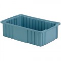 Lewis Bins NDC2050 Divider Tote Box, Light Blue, OD 16.5