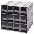 Quantum Storage Systems QIC-122 12 Drawer Interlocking Storage Cabinet 