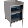 Durham MFG 3010-95 Table Height Storage Cabinet 16 Gauge Steel with 1 Shelf, 24