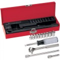 Klein 65500                65500 1/4  DRIVE SOCKET SET KLEIN 