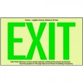 Brady 87808 BradyGlo™ Exit Sign - Green Letters 