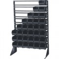 Lewis Bins FS116-CON PB40 Single-Sided 16-Rail Stand with 32 Bins (PB40XL), Bin Size: (12.8