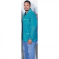 Desco 73852 Teal ESD Shielding Jacket with Cuffs, Medium 