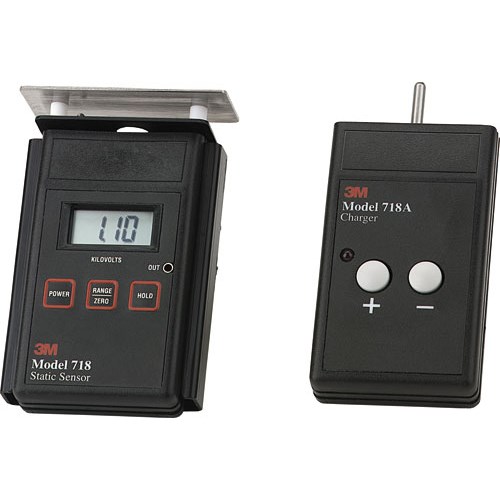 3M 718A Air Ionizer Test Kit, Charge Plate Assembly and Charger