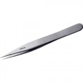 Excelta 00-SA-PI Anti-Static/Magnetic Stainless Steel Tweezers, Quality Grade 2 