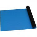 Desco 66070 Statfree® Type T2™ Two Layer Rubber Mat Roll, Blue, 24