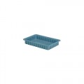 Lewis Bins DC2025 Divider Tote Box, Light Blue, OD 16.5