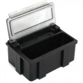 Transforming Technologies SM0881 ESD-Safe SMD Storge Box with Transparent Lid, 37 x 12 x 15 mm 