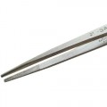 Excelta 21-6-SA Straight Strong Broad Tip Serrated Tweezer 