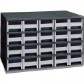 Akro-Mils 19-320 Steel Modular Storage Cabinet with 20 Polystyrene Drawers 