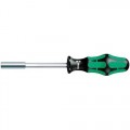 Wera Tools 05051205004 Kraftform 812/1 Hex Bitholding Screwdriver with Strong Permanent Magnet, 1/4
