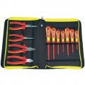 C.K. T3675S VDE Insulated Pliers SL & PH Screwdrivers 11 piece Tool Set