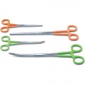 05594 Hemostat Set 4 piece Rubber Grip 