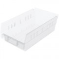 Akro-Mils 30130SCLAR Clear Shelf Bins 12/Carton, OD 11-5/8
