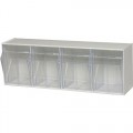 Quantum Storage Systems QTB304W Four Tip Out Bins, OD 6-5/8