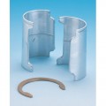 Metro 9986Z Aluminum Split Sleeves with Zinc Rings, 4/Pkg 