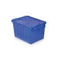 Lewis Bins FP182 Attached Lid Container, Blue, 21.8