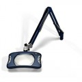 O.C. White 82400-4-B Rectangular LED Illuminated Magnifier, Blue 
