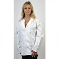 Tech Wear 361ACQ-L ESD-Safe Jacket, White, Size Large 
