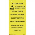 Botron B6720 Double Sided Caution Hanging Sign, 3/pkg. 