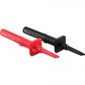 Extech TL748 Spring Loaded Hook Tip Probes, Black & Red 