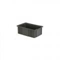 Lewis Bins NDC2060GREY Divider Tote Box, Grey, OD 16.5