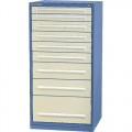 Vidmar SEP3155AL 9-Drawer Cabinet with 144 Compartments 