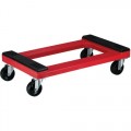 Akro-Mils RMD3018RC4PN Red Padded Polyethylene Dolly with Casters 
