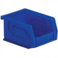 Lewis Bins PB54-3 Hanging and Stacking Part Bin, Blue, OD 5.375