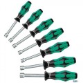 Wera Tools 05345230001 7-Pc Nutdriver Set 3/16 - 1/2