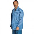 Desco 73741 Blue Unisex ESD-Shielding Jacket with Snap Cuffs, 3X-Large 