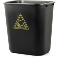 Botron B17157 ESD-Safe Conductive Plastic Trash Can, 7 Gallon 