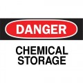 Brady 22312 Danger Chemical Storage Sign 