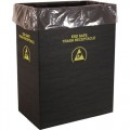 Protektive Pak 37822 Trash Receptacle Liner, Pink Poly, 36 Gallon Capacity, 36