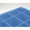 Metro DS91060BAS Static Dissipative Divider, Blue 