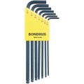 Bondhus 10945 Inch L-Key Set, 7 pc., 5/64 thru 3/16