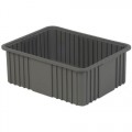 Lewis Bins NDC3080 Divider Tote Box, Grey, 22.4