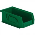 Lewis Bins PB74-3 Hanging and Stacking Part Bin, Green, OD 4.375