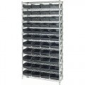 Quantum Storage Systems WR12-107CO 12-Shelf Stationary Unit with 44 Conductive Bins, 12