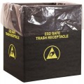 Protektive Pak 37822 Trash Receptacle Liner, Pink Poly, 10 Gallon Capacity, 26