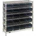 Quantum Storage Systems WR6-1236-107CO 6-Shelf Stationary Unit with 20 Conductive Bins, 12