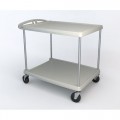 Metro MY2636-25G myCart™ 2 Shelf Utility Cart, 26