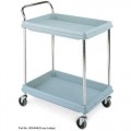 Metro BC2030-24MB Polymer Utility Carts with Microban® (2-Shelf BC Series, 21-1/2