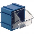Quantum Storage Systems QTB409 Individual Tip Out Bin, Blue, 2-3/8