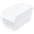 Akro-Mils 30090SCLAR Clear Shelf Bins 10/Carton, OD 11-5/8
