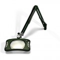 O.C. White 82400-4-B Rectangular LED Illuminated Magnifier, Green 
